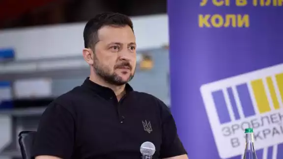 Volodimir Zelenski, presidente de Ucrania