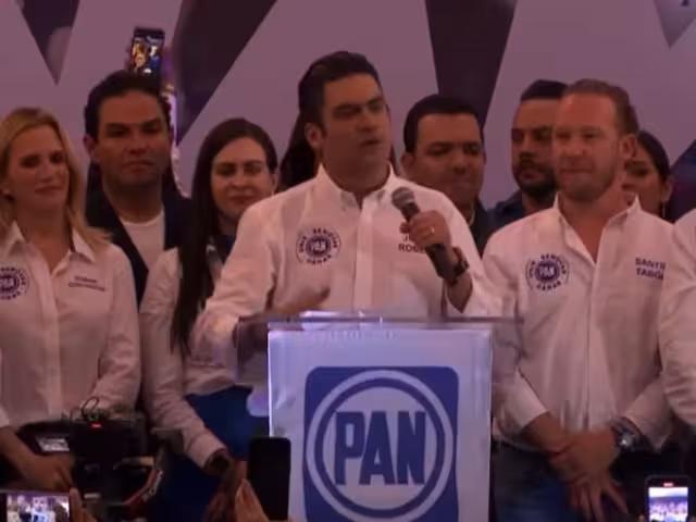 Jorge Romero se proclama como el ganador de la dirigencia del PAN.
