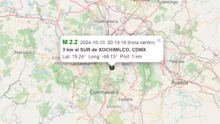 ¡El último fue en Xochimilco! ¿Cuántos sismos hubo en México hoy 13 de octubre?