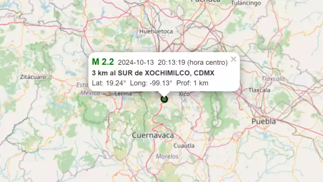 Se reportó un sismo en CDMX este 13 de octubre.