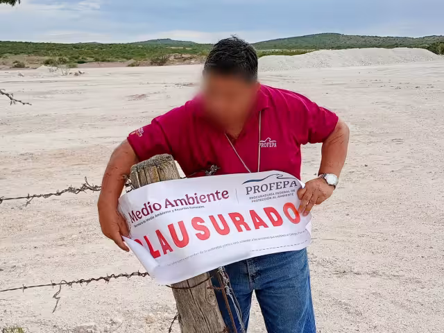 La autoridad impuso la medida de seguridad consistente en la clausura total temporal de las actividades mediante sellos