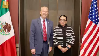 El embajador de EU Ronald D. Johnson es recibido por la Secretaría de Gobernación de México  