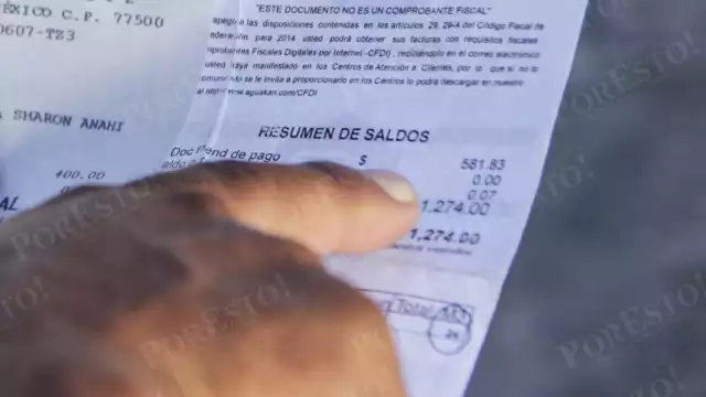 Ciudadanos de varias regiones se quejan de que el servicio no les llega, pero los recibos sí están a tiempo, y muchos con precios más elevados.