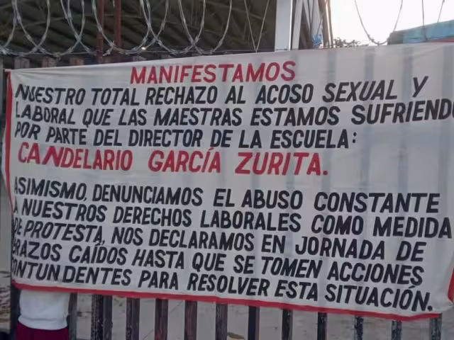Pese a la denuncia al director del plantel, las maestras optaron por continuar de forma normal las clases