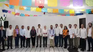 Sheinbaum se reune con el gobernador de Oaxaca para labores en la entidad.