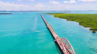 Puente Vehicular Nichupté será el más largo sobre una laguna en México.