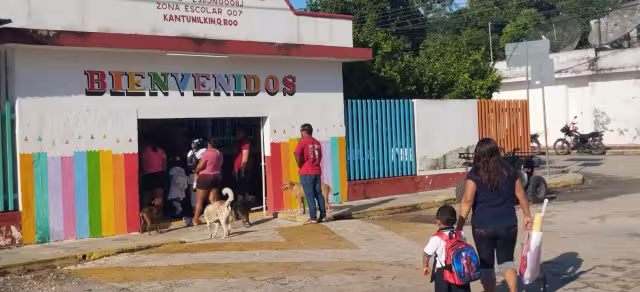 La movilidad de personas se registró desde temprana hora en Kantunilkín