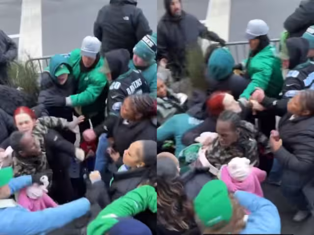 El momento de la pelea