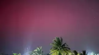 Auroras boreales preocupa a pobladores de Sabancuy