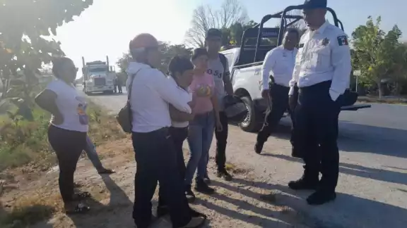 Las mujeres fueron trasladadas al hospital Las mujeres fueron trasladadas al hospital