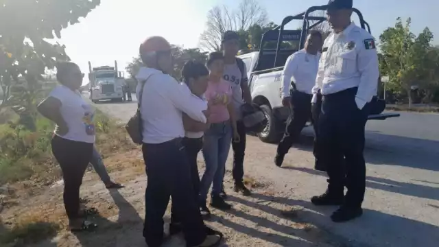 Las mujeres fueron trasladadas al hospital