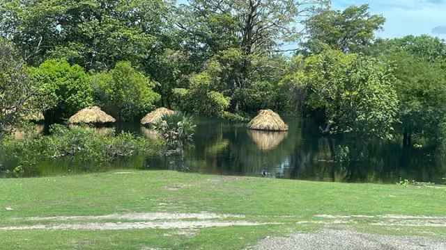Desbordamiento del río Champotón.