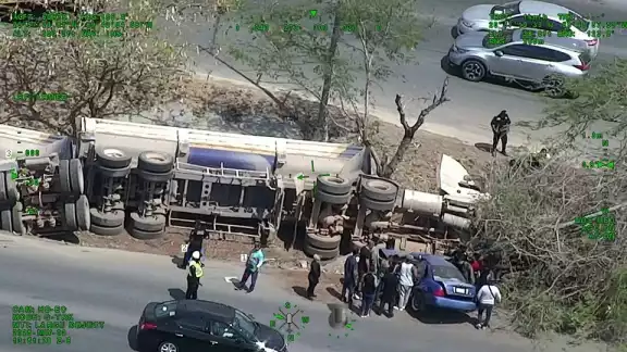 El hecho se suscitó en l Km 45+500 del Anillo Periférico de Mérida