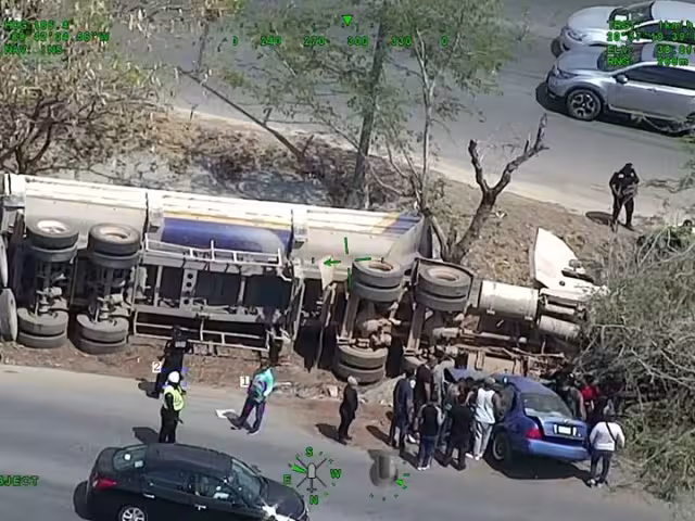 El hecho se suscitó en l Km 45+500 del Anillo Periférico de Mérida