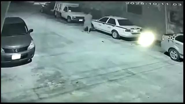 A través de las cámaras de seguridad, los habitantes han logrado captar a ladrones, quienes atacan durante la madrugada