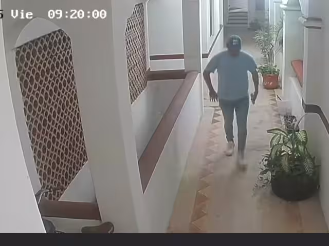 El responsable logró entrar sin mayores problemas al inmueble