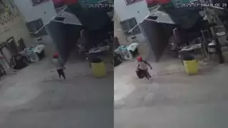 Captan a menor robando  en el fraccionamiento La Guadalupana de Cancún: VIDEO