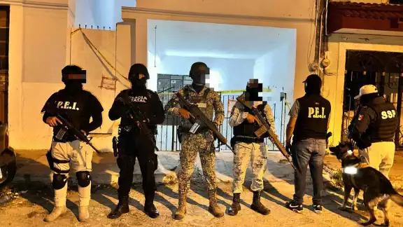 Los cateos fueron ejecutados en tres puntos de la ciudad Los cateos fueron ejecutados en tres puntos de la ciudad