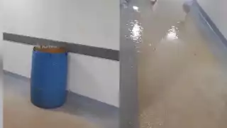 IMSS Campeche descarta afectaciones graves por fuga de agua en hospital 