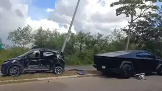Como resultado del siniestro, tres personas resultaron lesionadas