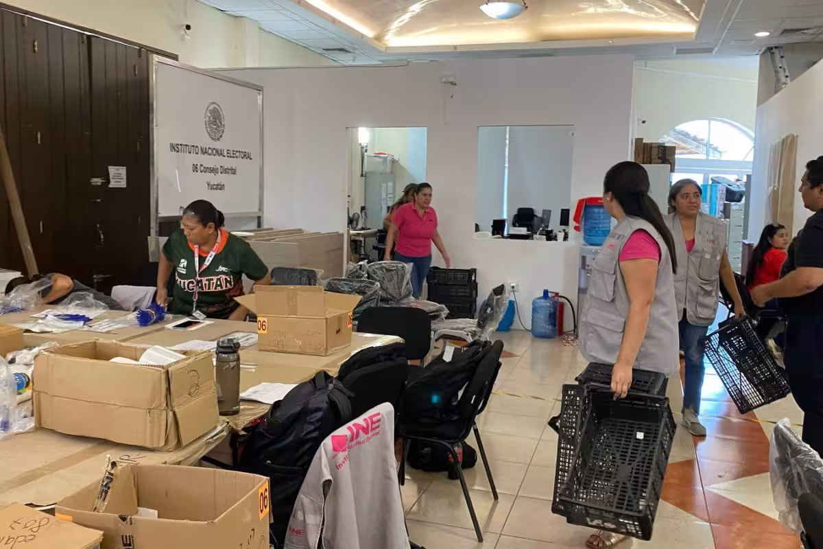 Todo listo para las elecciones del 1 de junio: INE prepara más de mil ...