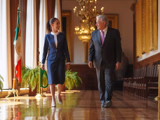 Andrés Manuel López Obrador (AMLO) y Claudia Sheinbaum