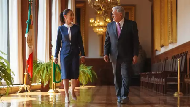Andrés Manuel López Obrador (AMLO) y Claudia Sheinbaum