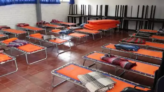 Refugios habilitados para más de 2 mil personas
