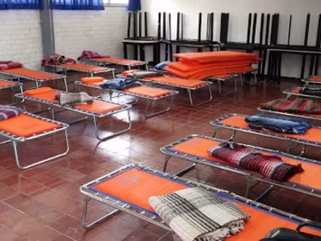 Refugios habilitados para más de 2 mil personas