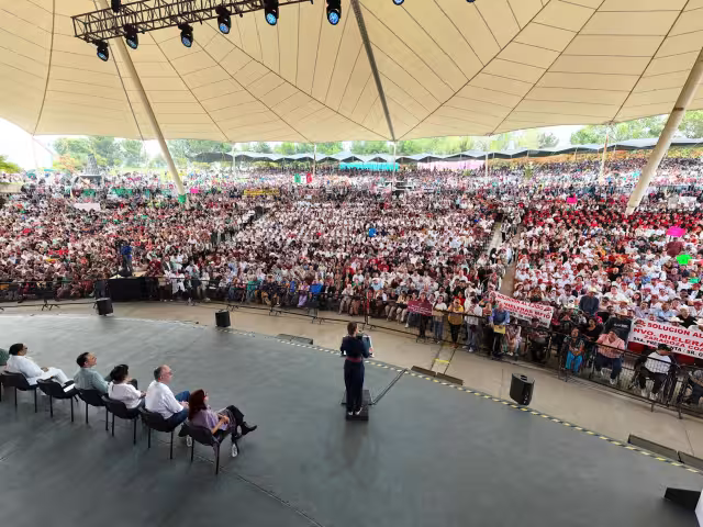 La mandataria recorrió nueve estados en su gira para rendir cuentas.