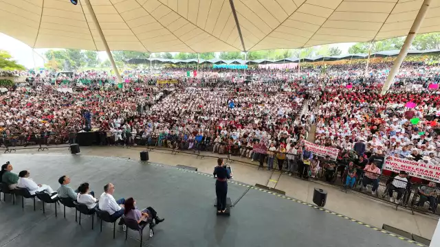 La mandataria recorrió nueve estados en su gira para rendir cuentas.