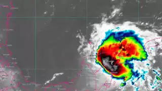 El huracán Beryl se desplazará por la península de Yucatán