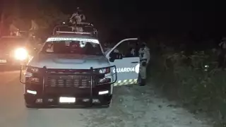 Elementos de la Marina y de la Guardia Nacional llegaron al domicilio señalado.