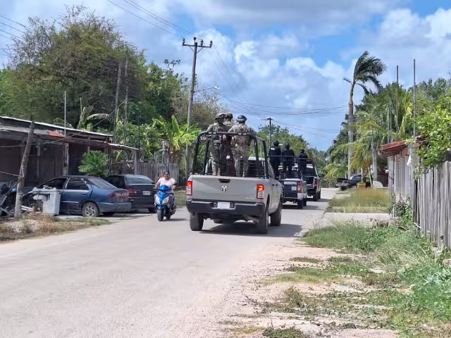 Los elementos se dirigieron a las vías del Tren Maya, en donde se registraron robos