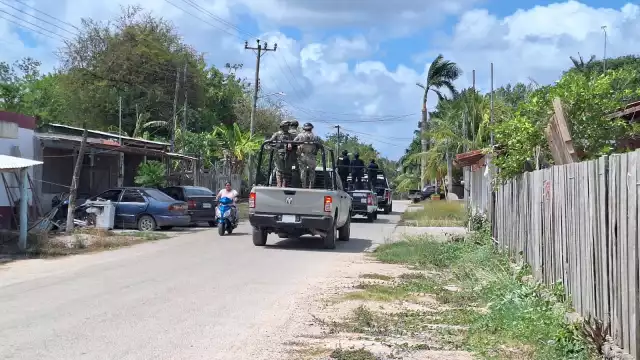 Los elementos se dirigieron a las vías del Tren Maya, en donde se registraron robos