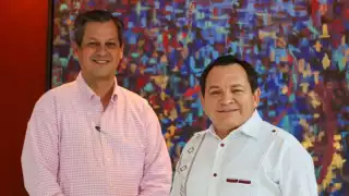 Joaquín Díaz Mena sostiene reunión con Alejandro Gómory Martínez, presidente del CCE Yucatán