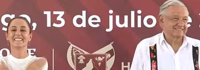 Claudia Sheinbaum, virtual presidenta electa y Andrés Manuel López Obrador, presidente de la República