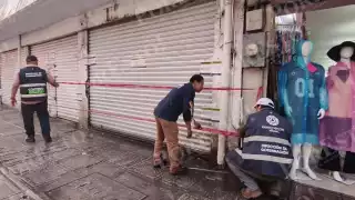 Autoridades encuentran fallas estructurales e el cuadro principal del centro de Mérida.