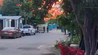 Elementos policiacos acudieron al lugar para tomar conocimiento de los hechos.