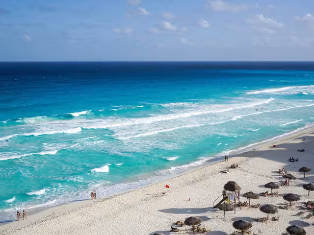 Algunas playas de Cancún son las favoritas del turismo para vacacionar