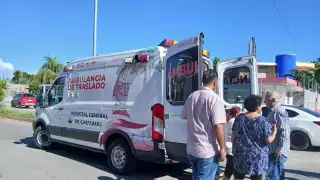 Funcionaria de salud arrolla a motociclista en Chetumal