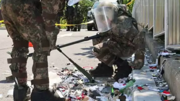 Corea del Sur se alista ante un nuevo ataque de globos con basura por parte de su vecino del Norte Corea del Sur se alista ante un nuevo ataque de globos con basura por parte de su vecino del Norte