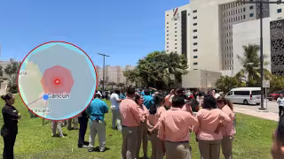 Sismo en Cancún