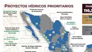 Inversión histórica en obras hidráulicas marcará el sexto informe de Gobierno del presidente López Obrador