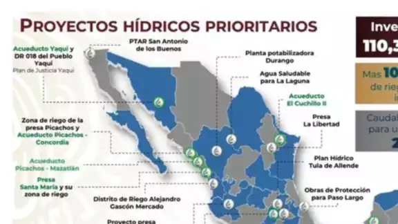 En este sexenio como en ningú otro se han realizado importantes inversiones en infraestructura hídrica asegura el presidente López Obrador En este sexenio como en ningú otro se han realizado importantes inversiones en infraestructura hídrica asegura el presidente López Obrador