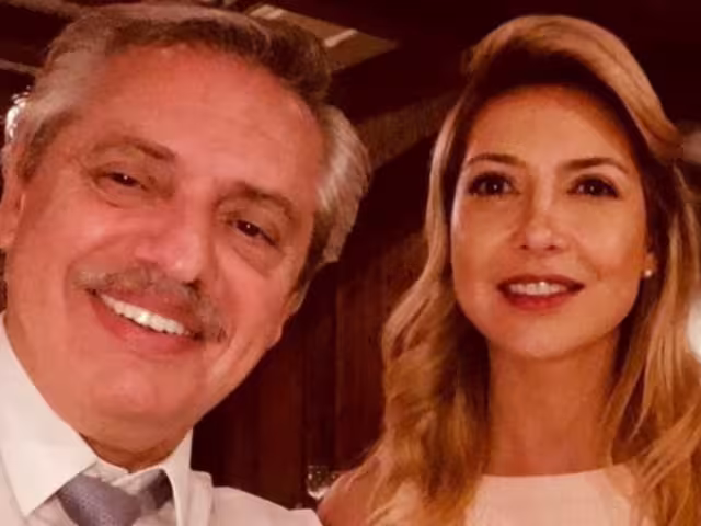 Alberto Fernández, expresidente de Argentina y la ex primera dama, Fabiola Yáñez