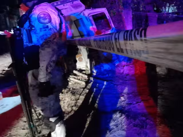 La policía tomó el control de la zona para investigar los hechos violentos