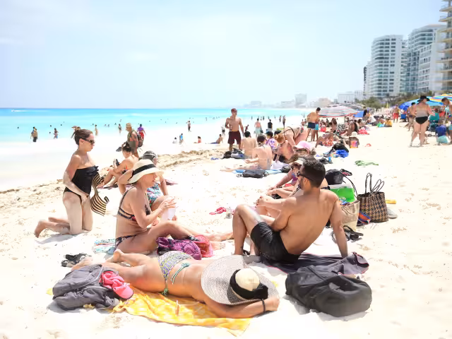 En algunas zonas de la ciudad se registraron lluvias