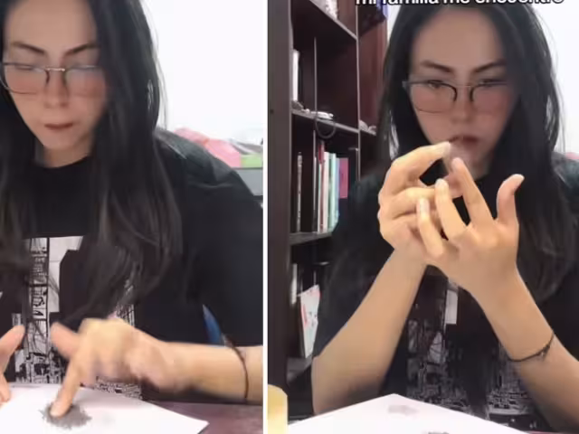 La joven dio a conocer este experimento en Tiktok