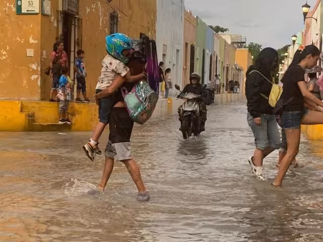 Las lluvias han provocado inundaciones en diferentes puntos.